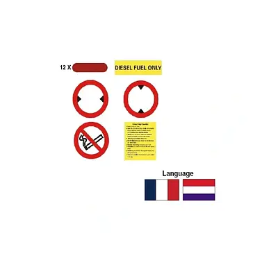 Cab Label Kit Ice Mercedes Vito (BLX)