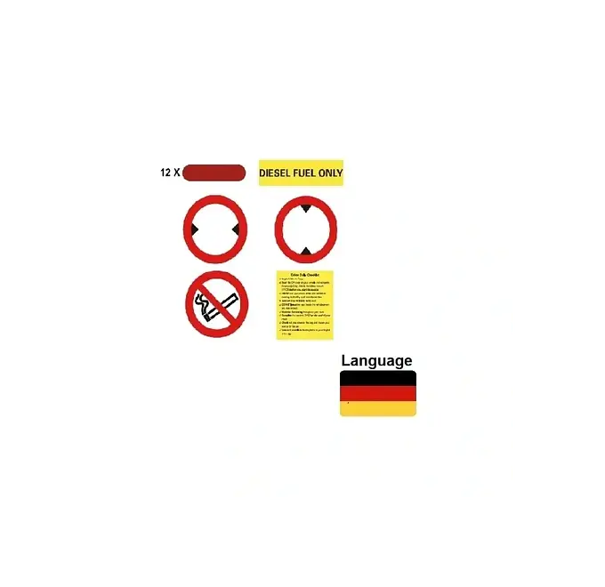 Cab Label Kit ICE Peugeot Boxer (DE)