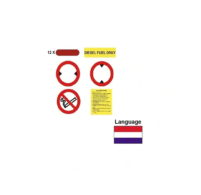 Cab Label Kit EV Mercedes Sprinter (NL)