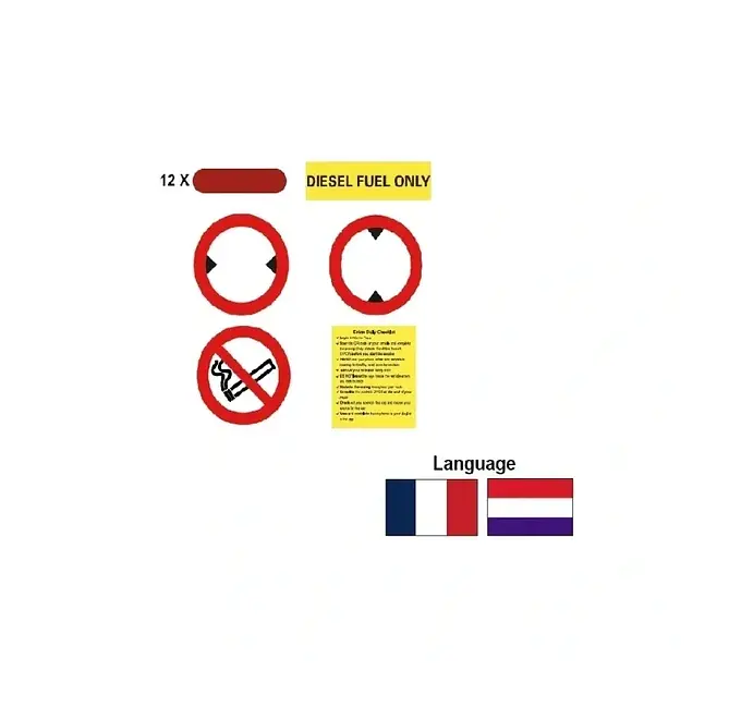 Cab Label Kit Ice Mercedes Vito (BLX)