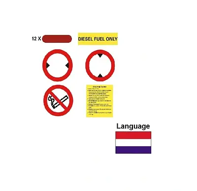 Cab Label Kit Ice Mercedes Vito (NL)