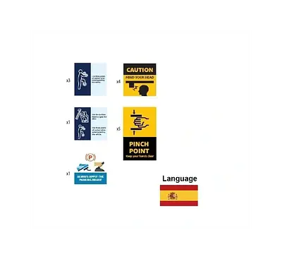 Vehicle Safety Label Kit ICE Citroen Jumpy (SP)